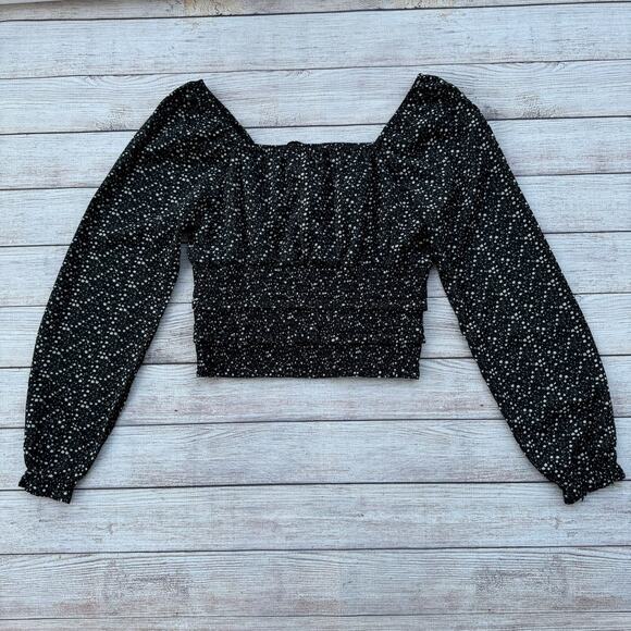 Vernacular Box Neckline Floral Long Sleeve Top - Picture 5 of 5